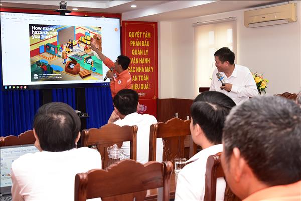 Bồi huấn an toàn nâng cao chuyên đề  “Kỹ năng nhận diện mối nguy - đánh giá rủi ro - xử lý rủi ro”