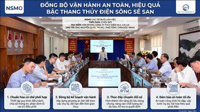 Đồng bộ vận hành an toàn, hiệu quả bậc thang thủy điện sông Sê San