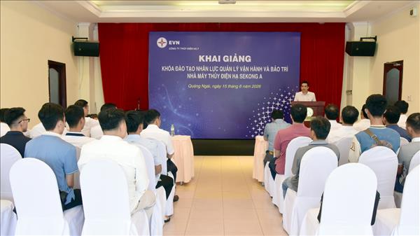 24 học viên Thủy điện Hạ Sekong A sẽ được đào tạo tại Thủy điện Pleikrông