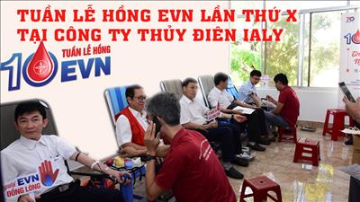 Tuần lễ hồng EVN lần thứ X tại Công ty thủy điện Ialy