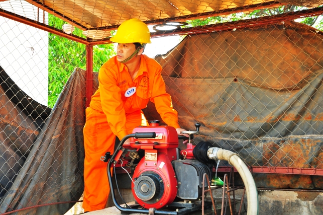 Vận hành máy bơm chữa cháy