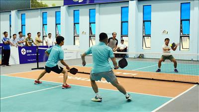Sôi nổi Giải Pickleball chào mừng Quốc khánh 2/9