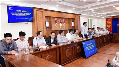 Gặp gỡ và trao đổi kinh nghiệm với Đoàn công tác Thủy điện Trị An